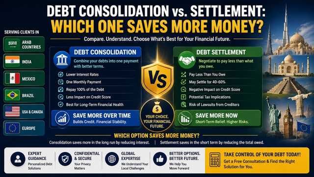 Debt Consolidation vs Settlement